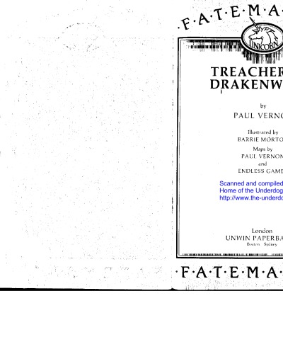Treachery In Drakenwood Vernon Paul