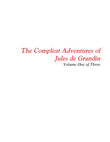 The Compleat Adventures Of Jules De Grandin Vol 01 Quinn Seabury