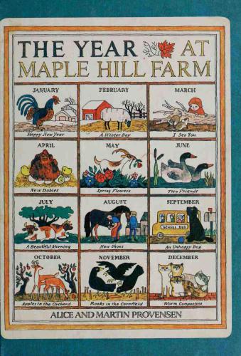 The Year At Maple Hill Farm Provensen Alice Provensen Martin