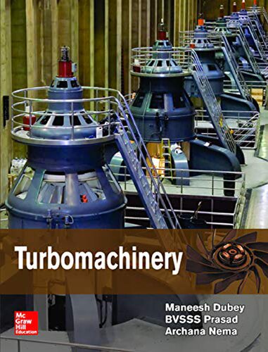 Turbomachinery Maneesh Dubey Bvsss Prasad Archana Nema