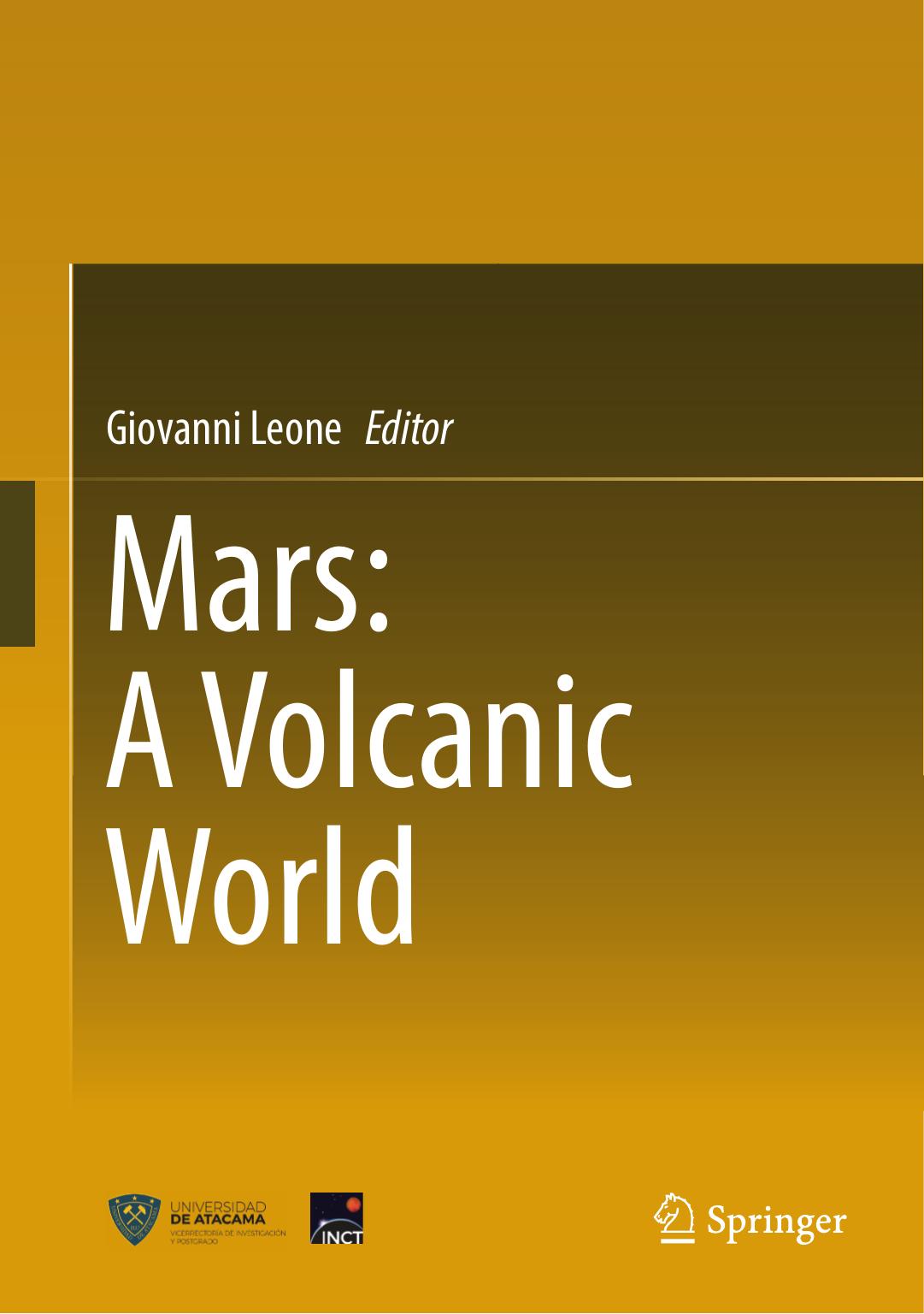 Mars A Volcanic World 1st Ed 2021 U6fonter