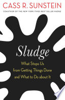 Sludge What Stops Us From Getting Things Done And What To Do About It Sunstein