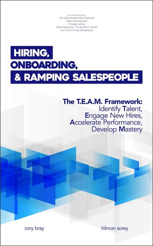 Hiring Onboarding And Ramping Salespeople The Team Framework Cory Bray