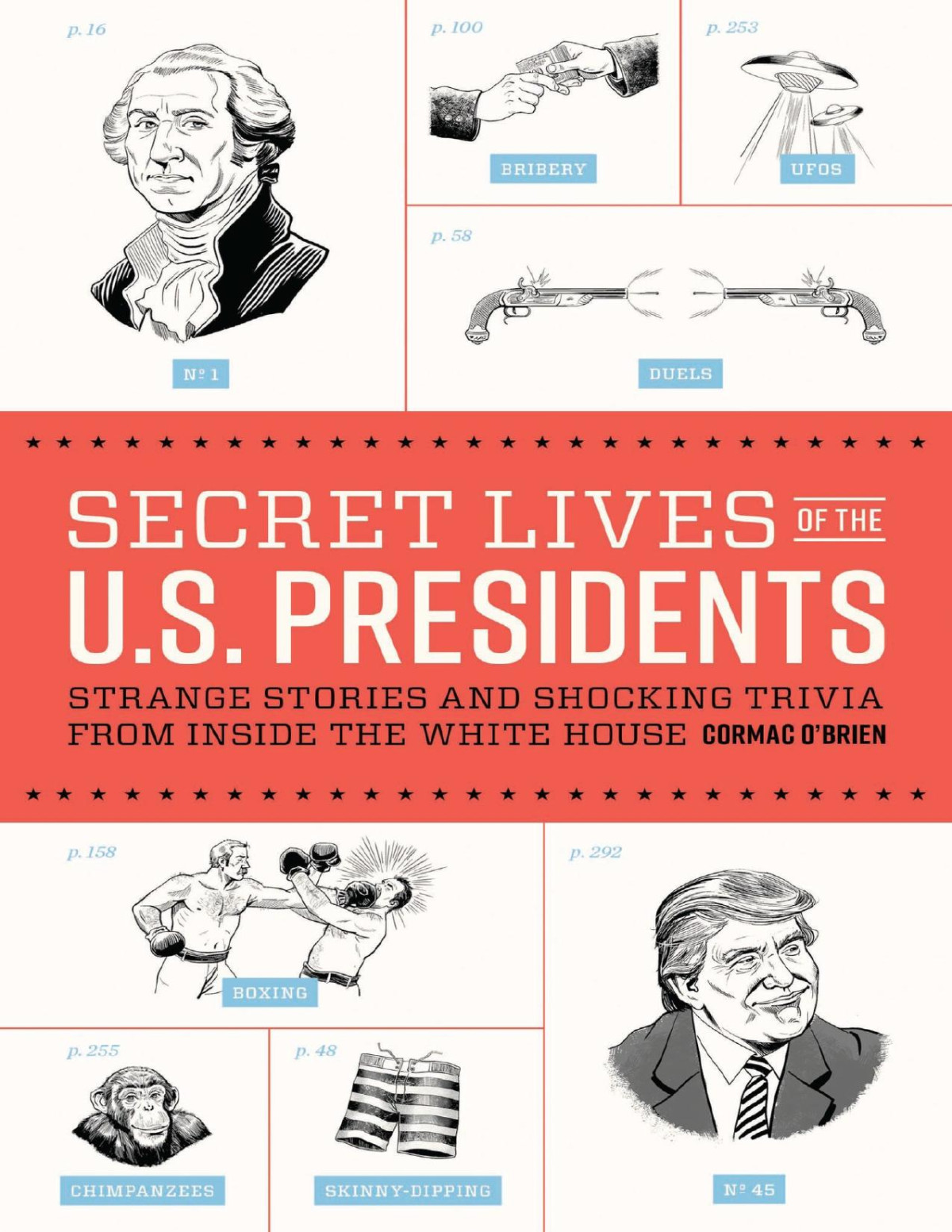 Secret Lives Of The Us Presidents Strange Stories And Shocking Trivia From Inside The White House Cormac Obrien