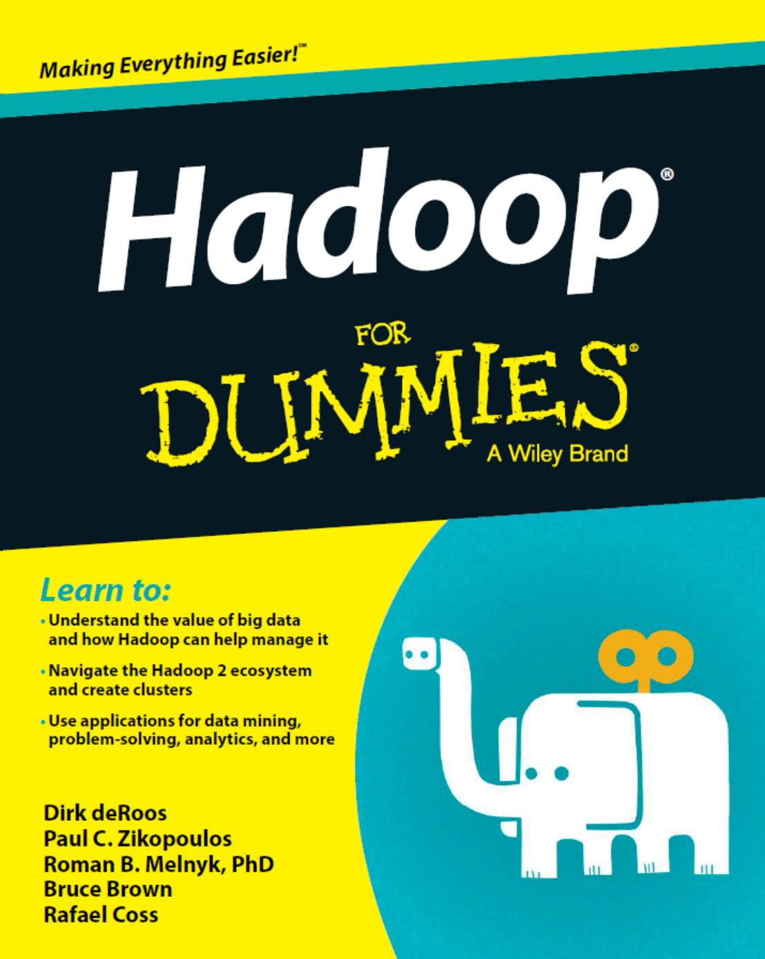 Hadoop For Dummies 1st Edition Dirk Deroos