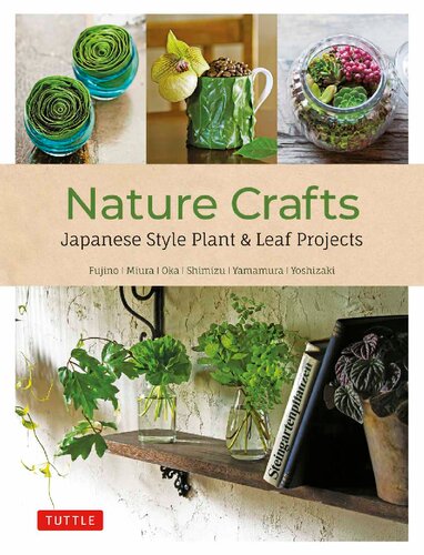 Nature Craft Japanese Style Plant Leaf Projects Yukinobu Fujino
