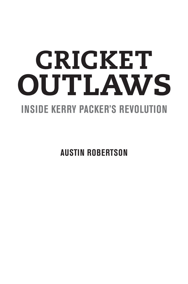 Cricket Outlaws Austin Robertson