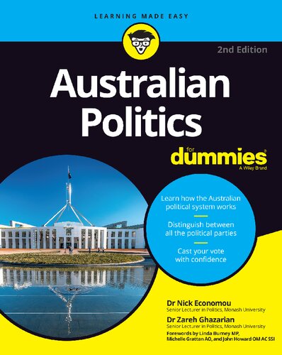 Australian Politics For Dummies 2nd Edition Zareh Ghazarian Nick Economou