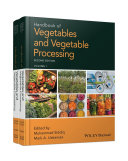 Handbook Of Vegetables And Vegetable Processing 2nd Edition 2 Volume Set 2nd Edition Muhammad Siddiq