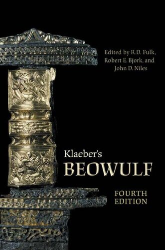 Klaebers Beowulf And The Fight At Finnsburg 4th Edition Frederick Klaeber