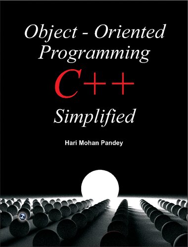 Objectoriented Programming C Simplified Hari Mohan Pandey