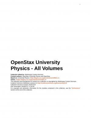 Openstax University Physics All 3 Volumes Openstax