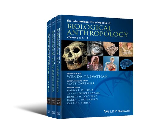 The International Encyclopedia Of Biological Anthropology Wenda Trevathan