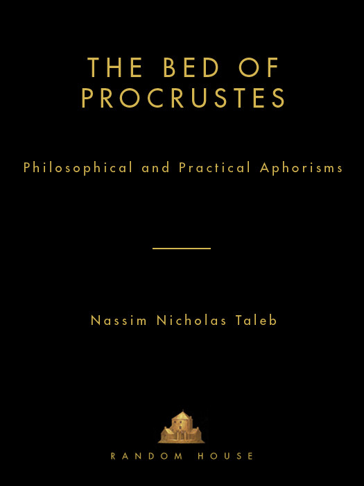 The Bed Of Procrustes Nassim Nicholas Taleb