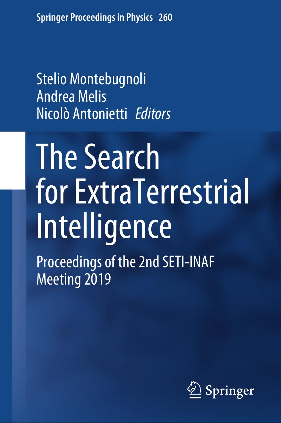 The Search For Extraterrestrial Intelligence Stelio Montebugnoli