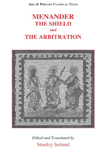 Menander The Shield And The Arbitration Stanley Ireland