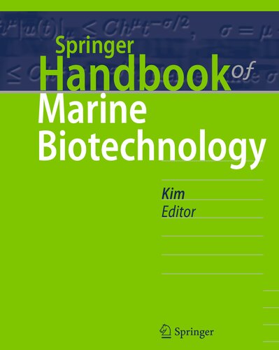 Springer Handbook Of Marine Biotechnology 1st Edition Sekwon Kim Editor