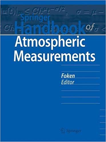 Springer Handbook Of Atmospheric Measurements 1st Ed 2021 Thomas Foken