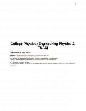 College Physics Spring 2020 Corrected Editionopenstax 2020 Paul Peter Roger Hinrichs
