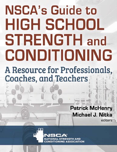 Nscas Guide To High School Strength And Conditioning Patrick Mchenry