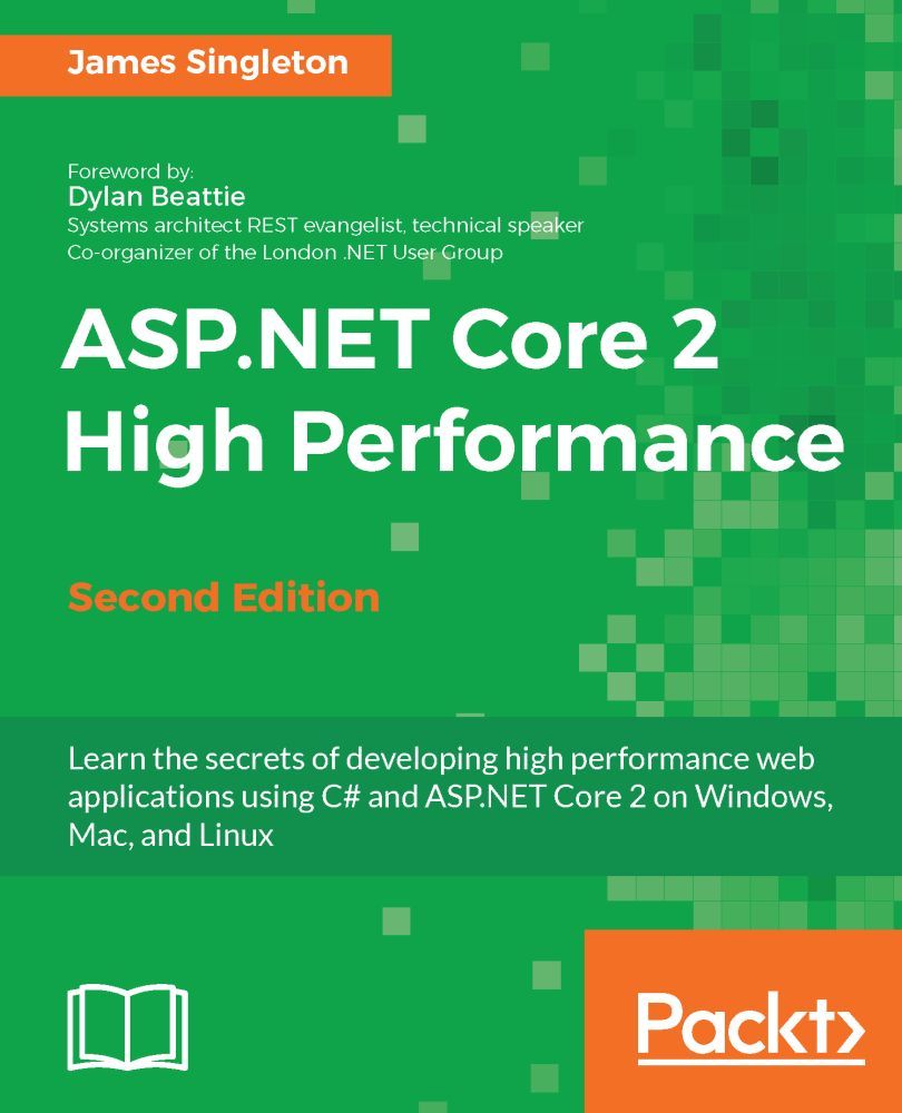Aspnet Core 2 High Performance Second Edition Learn The Secrets Of Developing High Performance Web Applications Using C And Aspnet Core 2 On Windows Mac And Linux Singleton