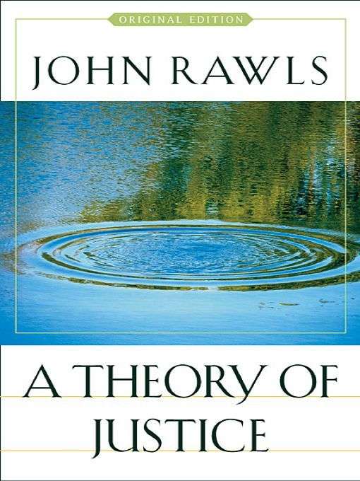 A Theory Of Justice Original Edition Rawls John Chenjin5com