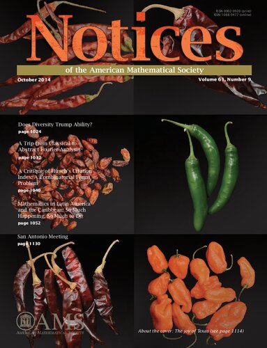 Notices Of The American Mathematical Society Thomas Garrity Richard Belshoff