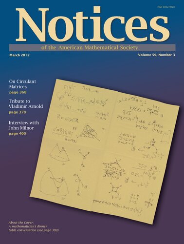 Notices Of The American Mathematical Society Steven G Krantz