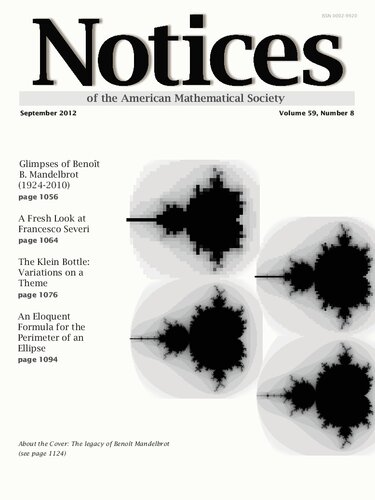 Notices Of The American Mathematical Society Various