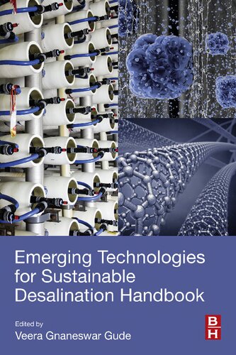 Emerging Technologies For Sustainable Desalination Handbook Veera Gnaneswar Gude Editor
