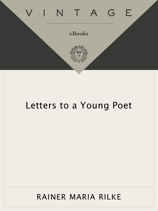 Letters To A Young Poet Rainer Maria Rilke