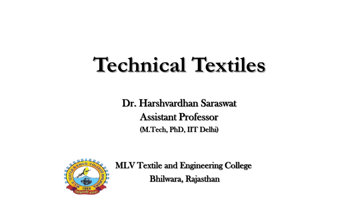 Filtration Technical Textiles 1st Edition Dr Harshvardhan Saraswat