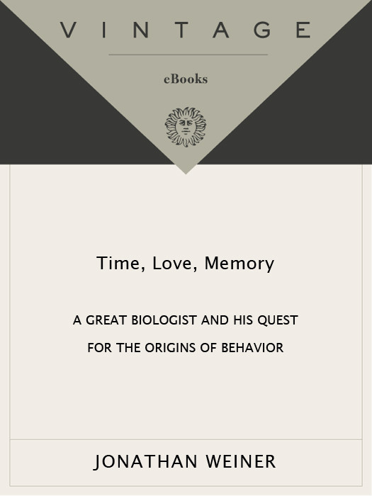 Time Love Memory Jonathan Weiner