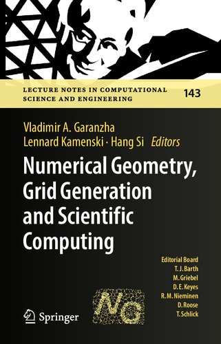 Numerical Geometry Grid Generation And Scientific Computing Proceedings Of The 10th International Conference Numgrid 2020 Delaunay 130 Computational Science And Engineering 143 1st Ed 2021 Vladimir A Garanzha Editor