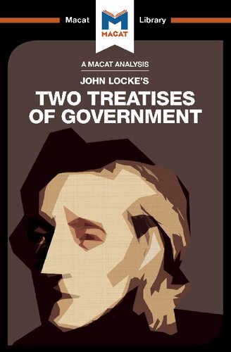An Analysis Of John Lockes Two Treatises Of Government The Macat Library 1st Edition Jeremy Kleidosty