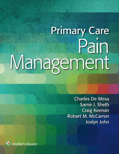 Primary Care Pain Management Charles De Mesa