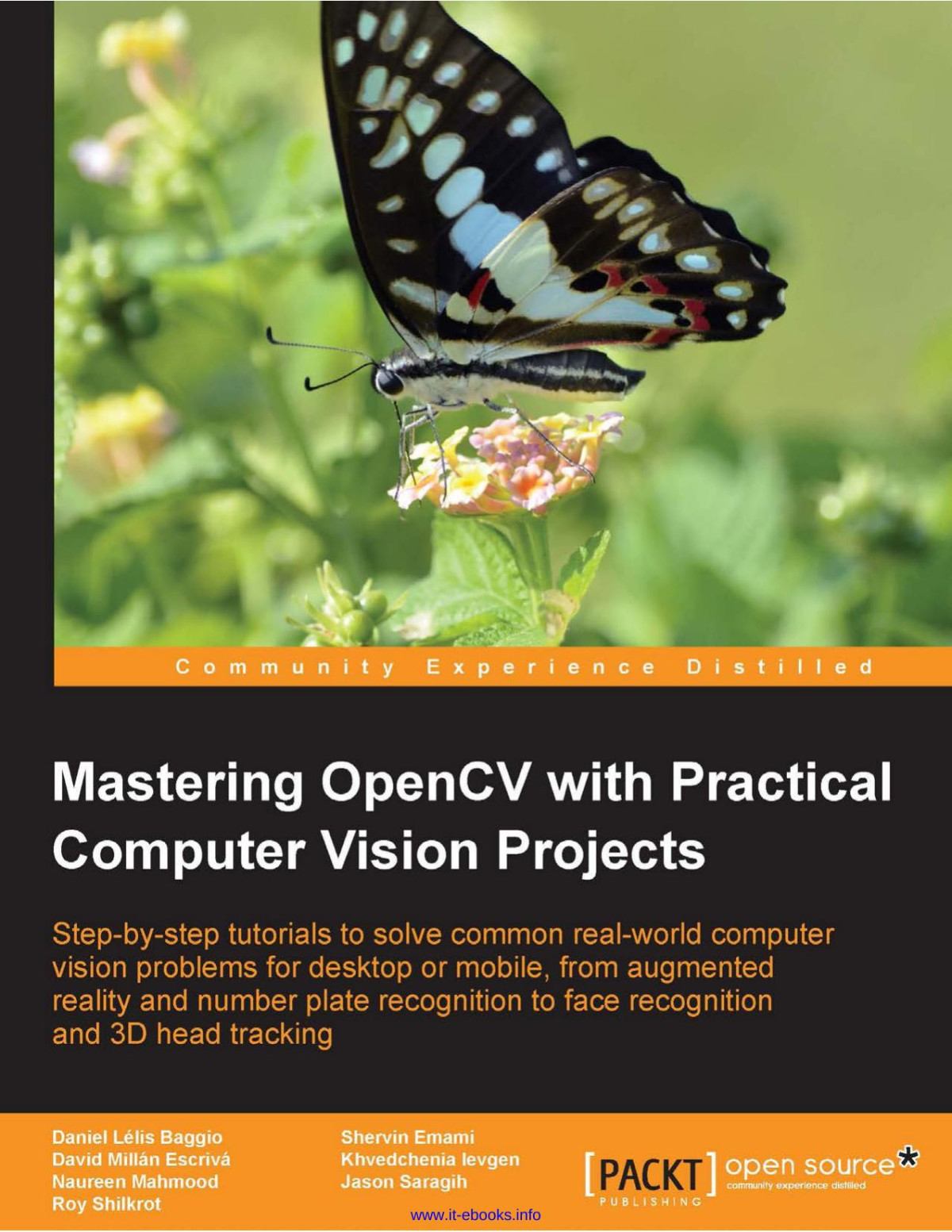 Mastering Opencv With Practical Computer Vision Projects Daniel Llis Baggio