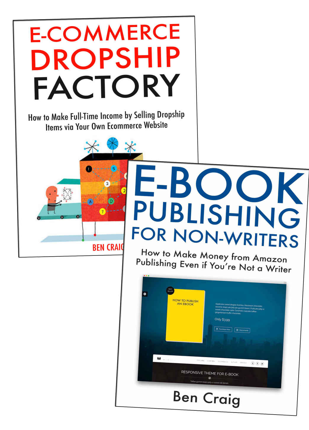 Two Online Business Ideas For Newbies How To Make Extra Income By Publishing Ebooks Sell Dropship Products Online Craig