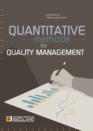 Quantitative Methods For Quality Management 1st Edition Alessandro Brun