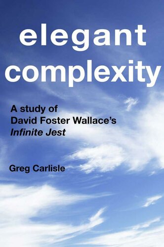 Elegant Complexity A Study Of David Foster Wallaces Infinite Jest 1st Edition Greg Carlisle