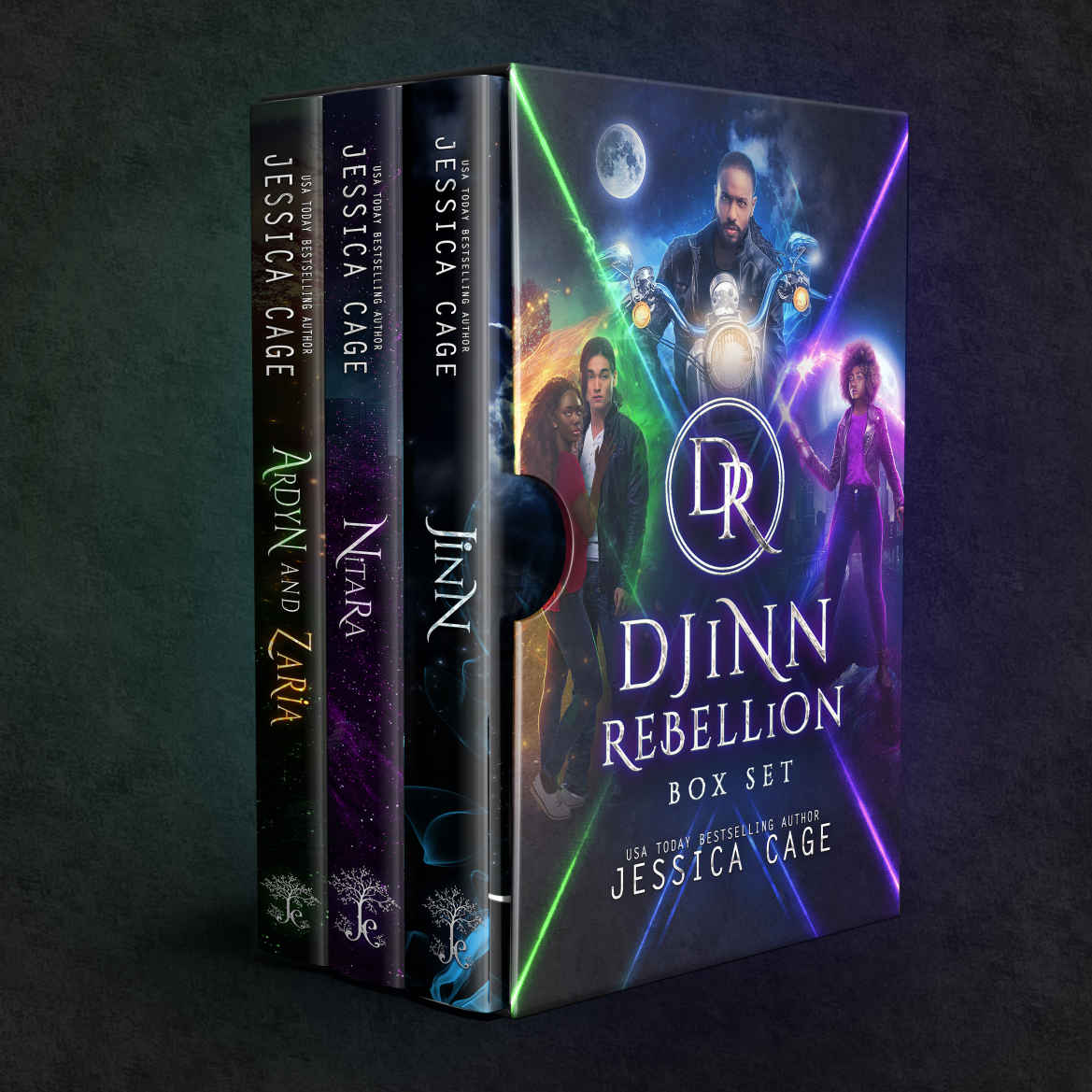 Djinn Rebellion Boxset Books 1 3 A Postapocalyptic Fantasy Jessica Cage
