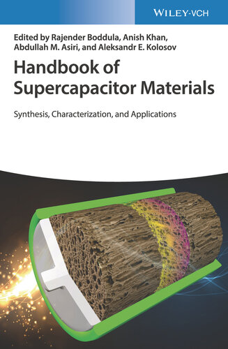 Handbook Of Supercapacitor Materials Rajender Boddula Editor