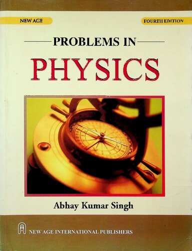 Problems In Physics 4th Edition Abhay Kumar Singh