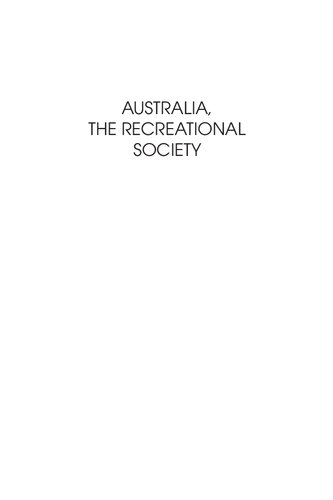 Australia The Recreational Society David Mosler