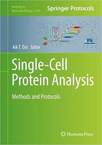 Singlecell Protein Analysis Aik T Ooi