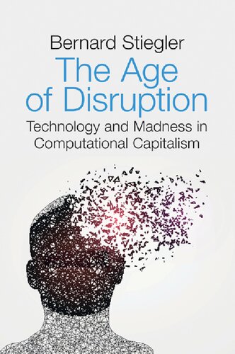 The Age Of Disruption Technology And Madness In Computational Capitalism 1st Edition Bernard Stiegler Daniel Ross Transl