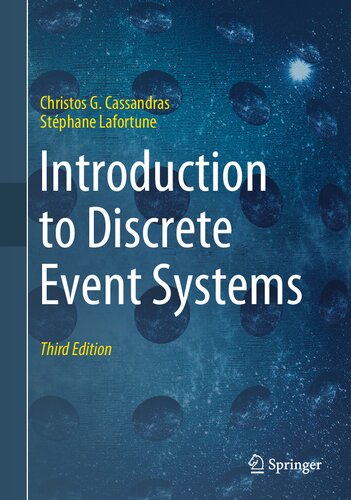 Introduction To Discrete Event Systems 3rd 3rd Edition Christos G Cassandras