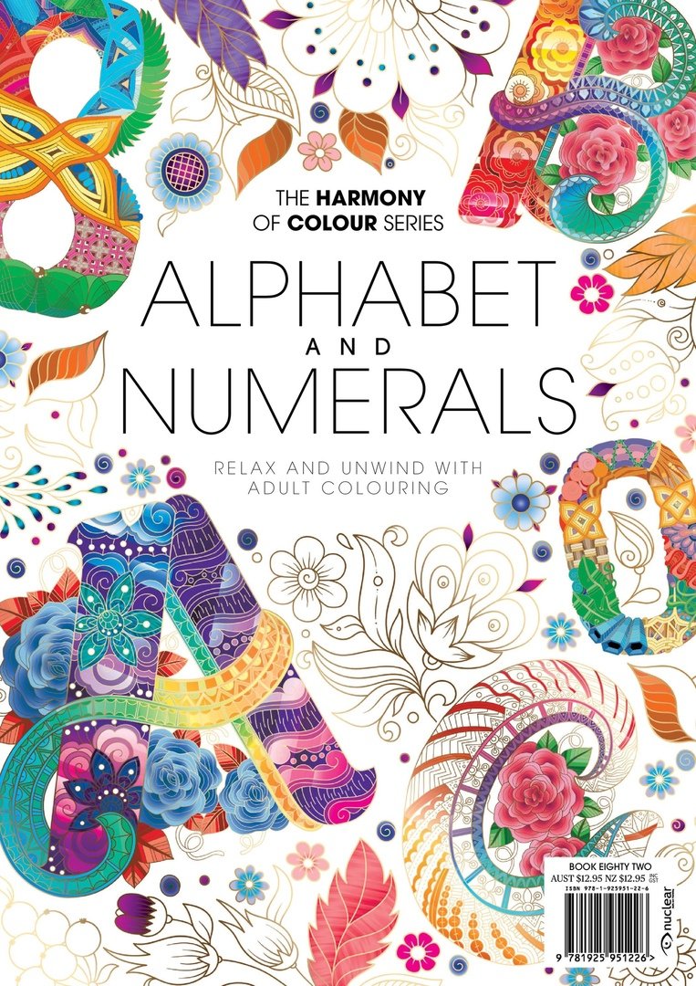 Harmony Of Colour 82 Alphabet And Numerals 1st Edition Nuclear Media