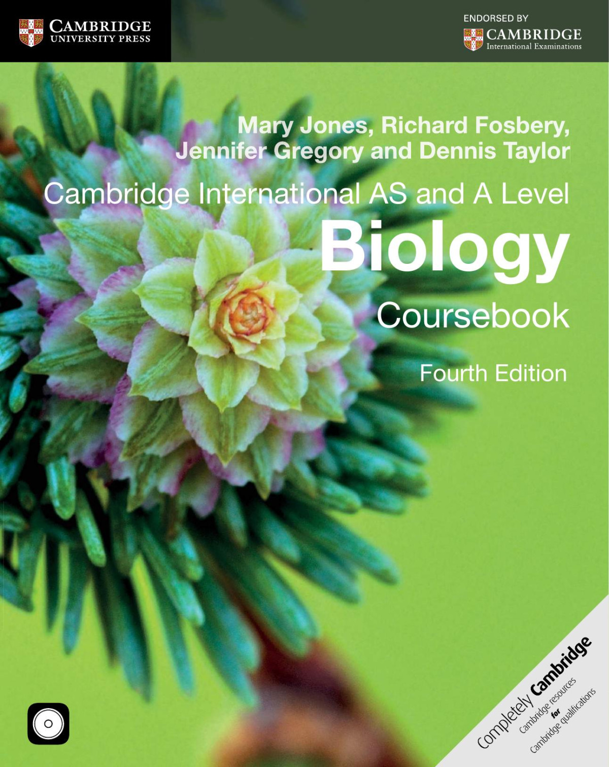 Cambridge International As And A Level Biology Coursebook 4th Edn With Cdrom Mary Jones