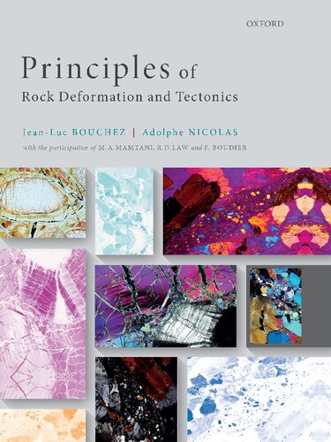 Principles Of Rock Deformation And Tectonics Jeanluc Bouchez